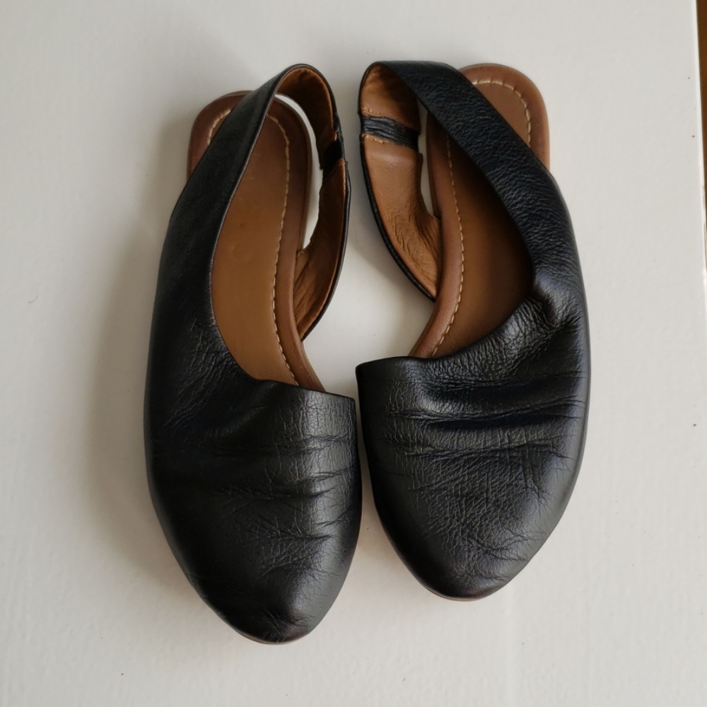 Bueno Leather slip ons